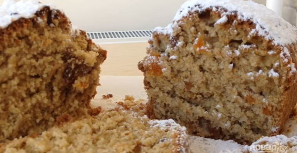 Рецепт банановый кекс с орехами, шоколадом и творожным кремом