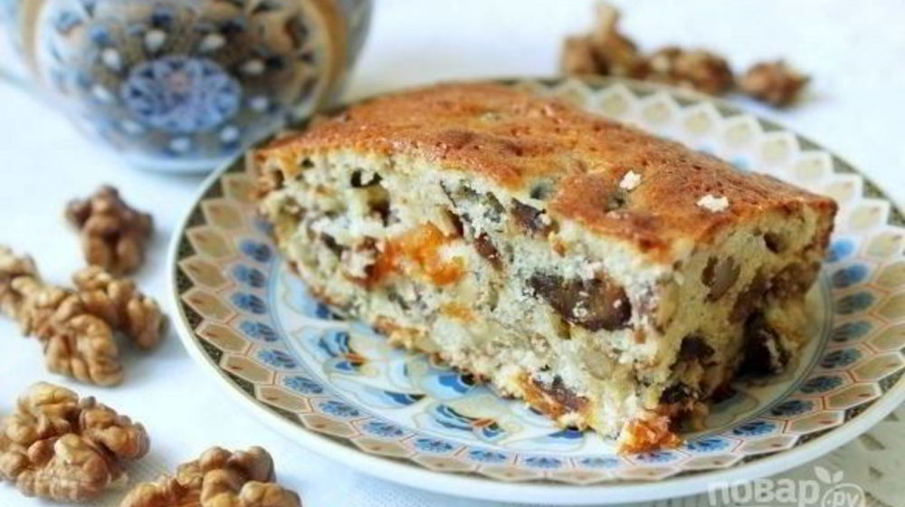 Как приготовить кекс с сухофруктами и орехами