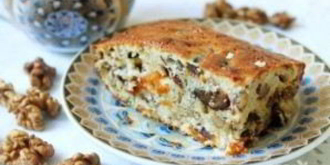 Рецепт кекса с сухофруктами и орехами
