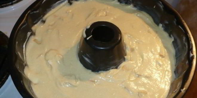 Рецепт кекса с яблоками