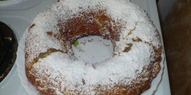 Рецепт кекса с яблоками