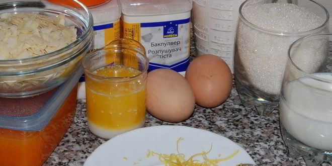 Рецепт кексов миндаль