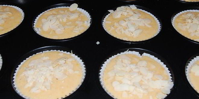 Рецепт кексов миндаль