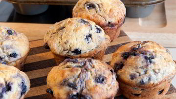 Рецепт Кексов с черникой