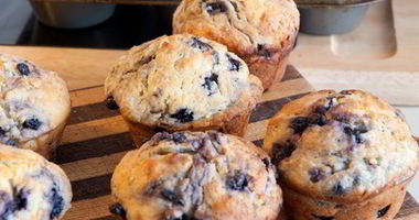 Рецепт Кексов с черникой