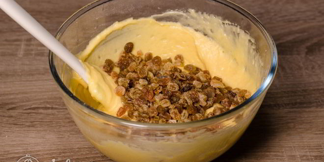 Рецепт кексов с изюмом