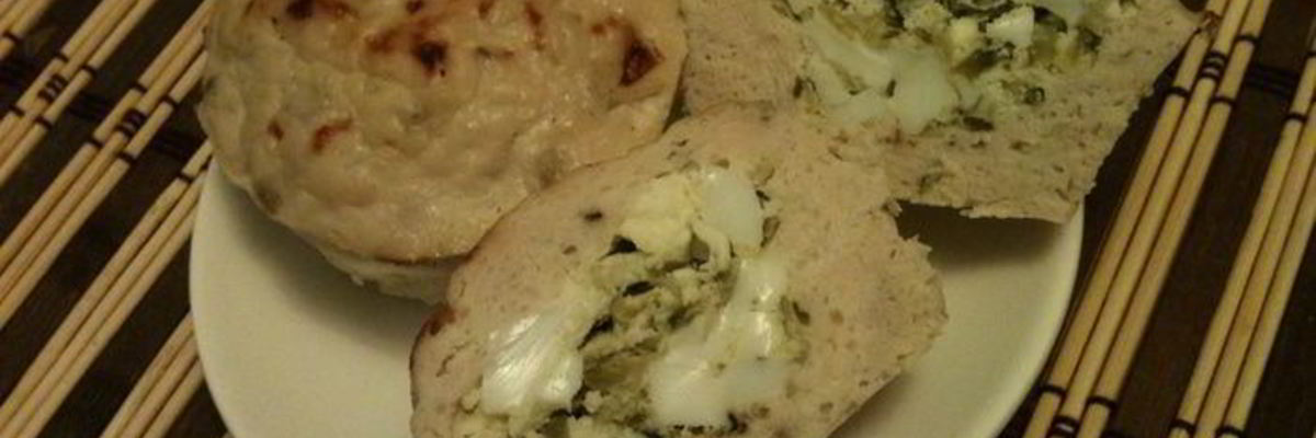 Рецепт Куриных кексиков суфле с начинкой