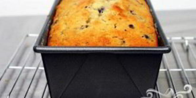 Рецепт лимонного кекса с черникой