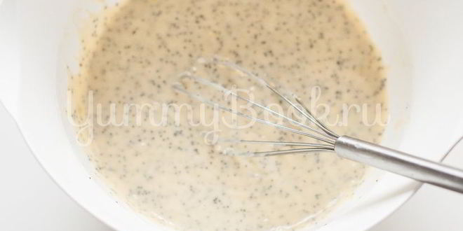 Рецепт лимонного кекса с маком