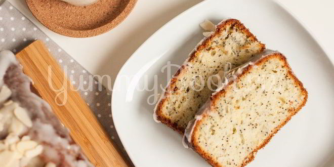 Рецепт лимонного кекса с маком