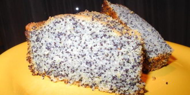 Рецепт макова-лимонного кекс