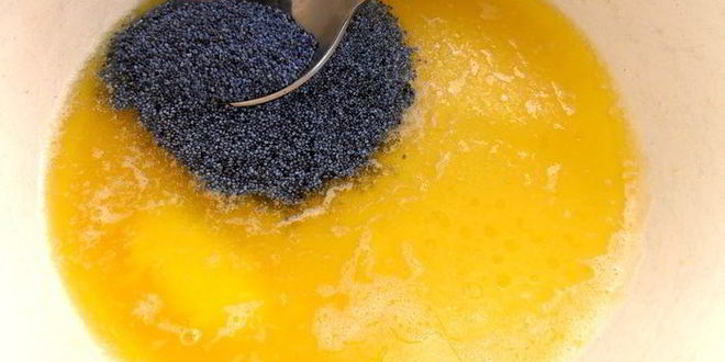 Рецепт макова-цитрусовых кексы бабочки прилетели