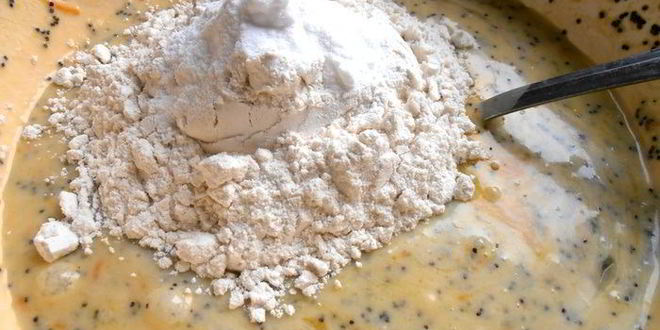 Рецепт макова-цитрусовых кексы бабочки прилетели