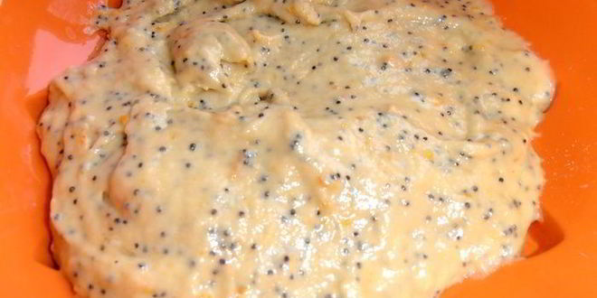 Рецепт макова-цитрусовых кексы бабочки прилетели