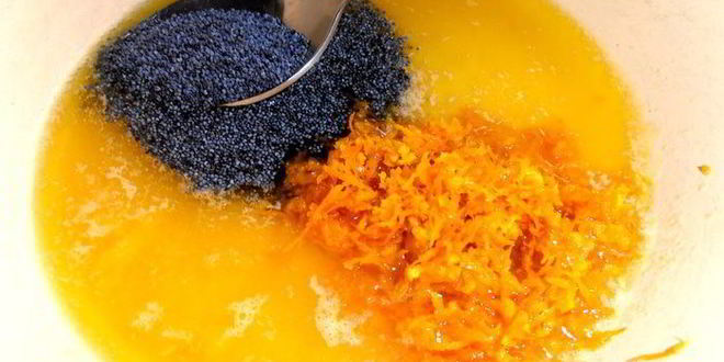 Рецепт макова-цитрусовых кексы бабочки прилетели