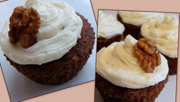 Рецепт Морковных капкейков