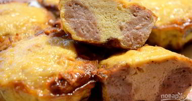Рецепт Мясных кексов с начинкой