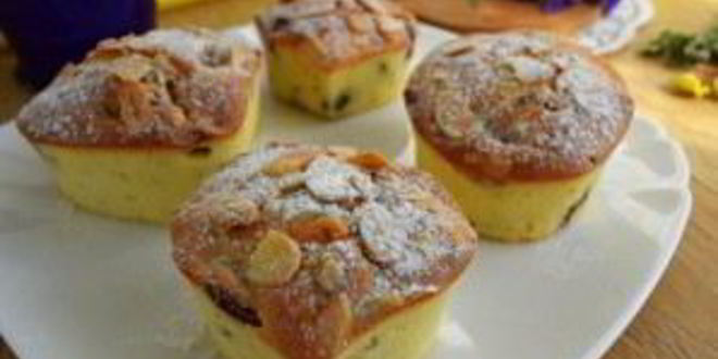 Рецепт пасхальных кексов с клюквой