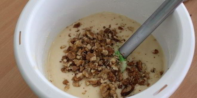 Рецепт пышного кекса с овсяными хлопьями