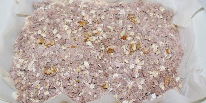 Рецепт пышного кекса с овсяными хлопьями