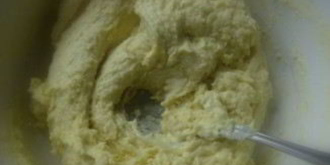 Рецепт творожно банановый кекс