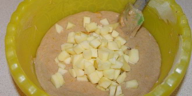 Рецепт тыквенного кекса с яблоками на хеллоуин