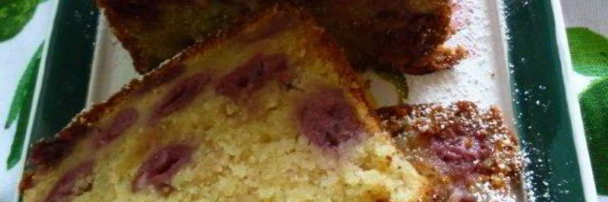 Рецепт Вишневого кекса с марципаном