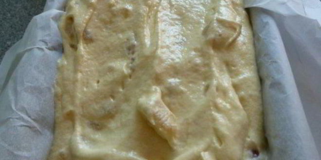 Рецепт вишневого кекса с марципаном