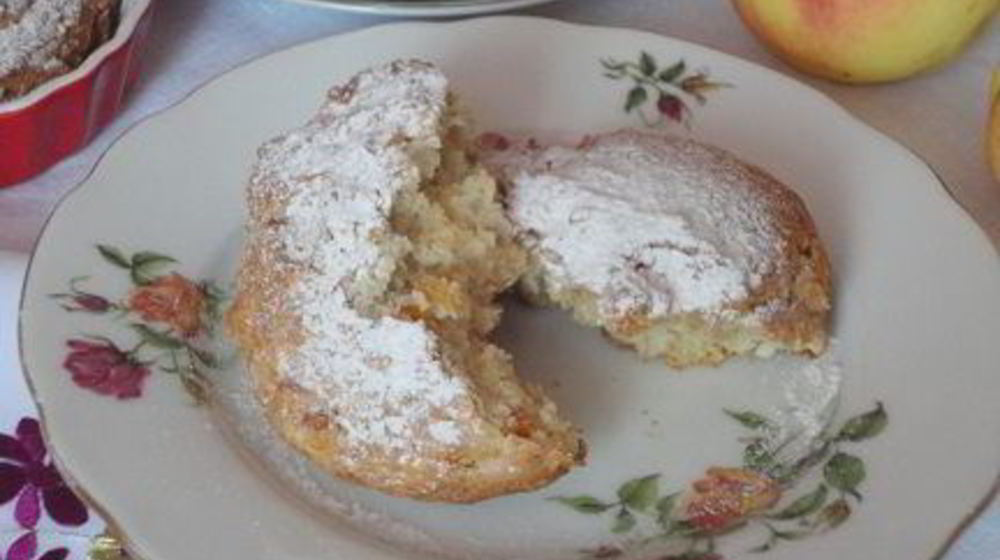 Как приготовить яблочные кексы с курагой