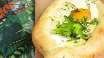 Рецепт Хачапури Лодочка с яйцом