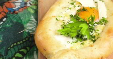 Рецепт Хачапури Лодочка с яйцом