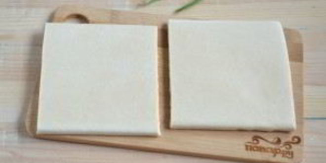 Рецепт хачапури с сыром из слоеного теста