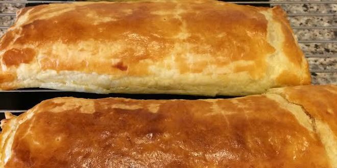 Рецепт слоеного хачапури с ветчиной