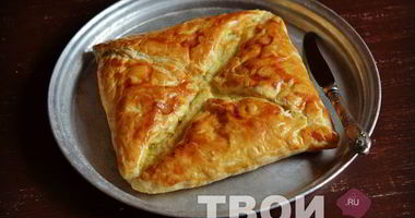 Рецепт Слоеного хачапури