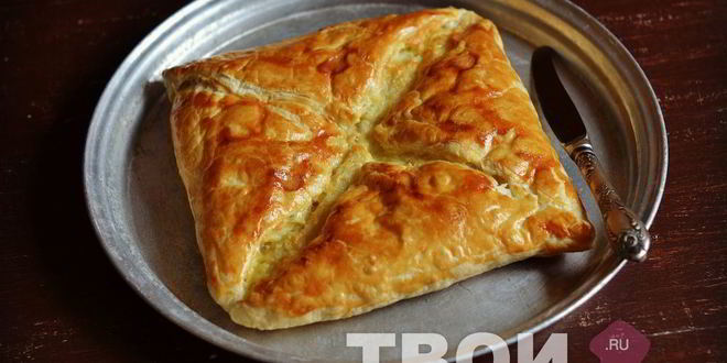 Рецепт слоеного хачапури