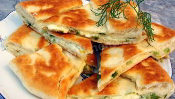 Рецепт Тбилисских хачапури с сыром на сковороде