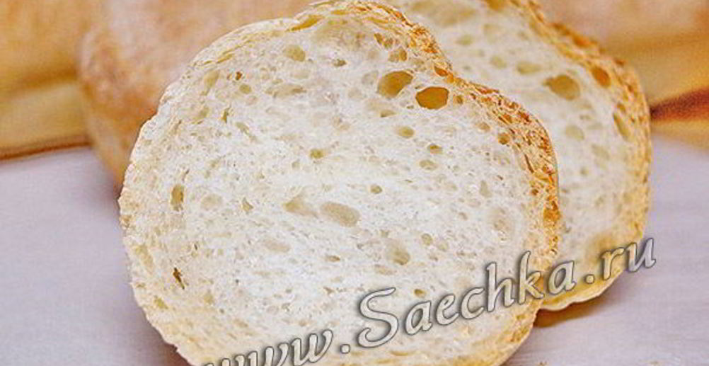 Рецепт французский сливочный багет