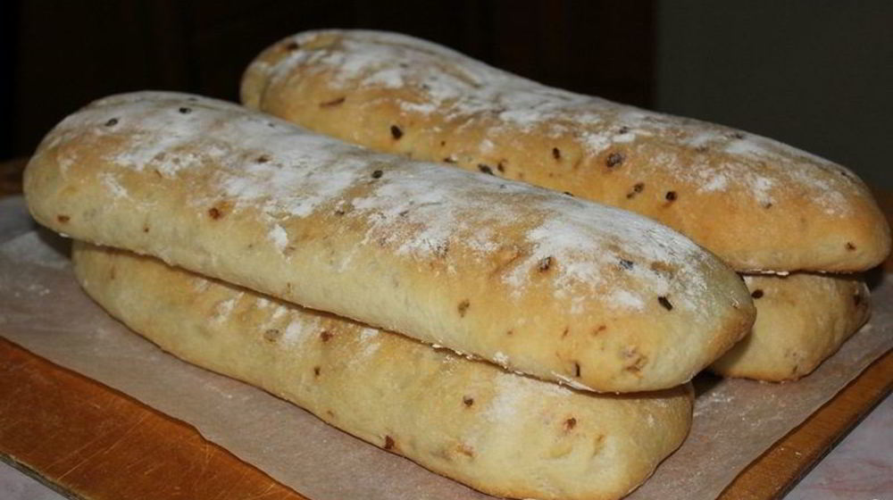 Как приготовить чиабатту с луком