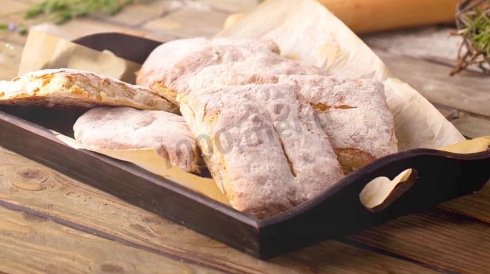 Как приготовить хлеб чиабатта в духовке