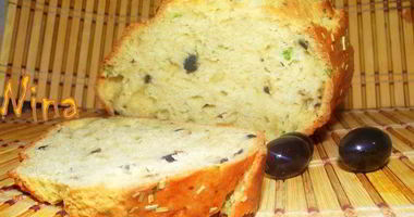 Рецепт Хлеба с оливками и пармезаном