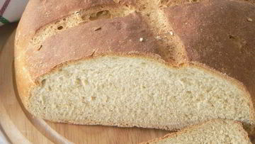 Рецепт Кисломолочного хлеба с кукурузной мукой