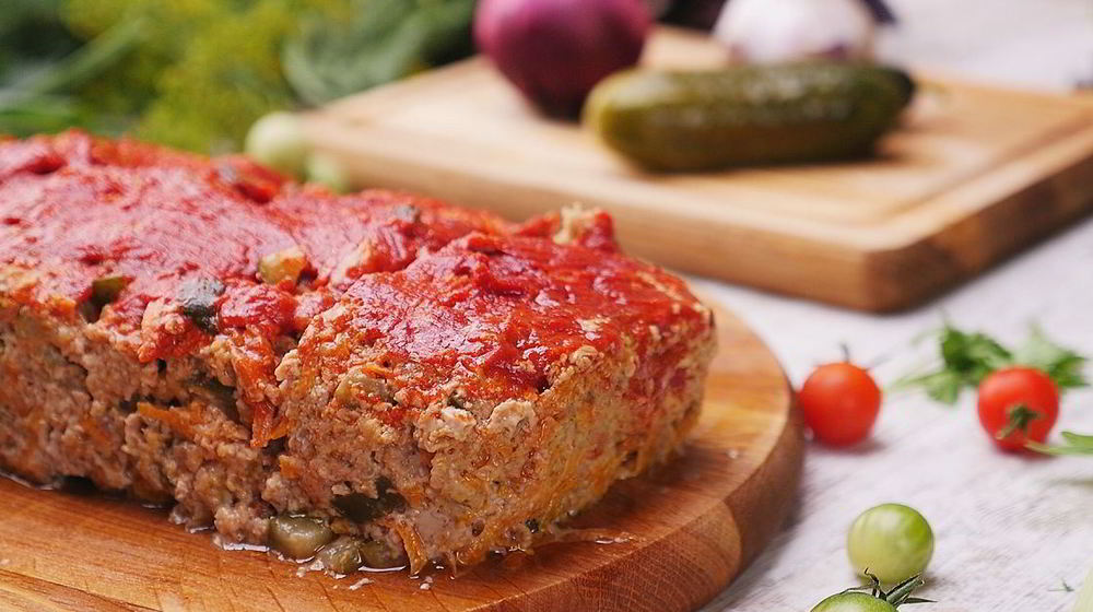 Как приготовить мясной хлеб с огурцами
