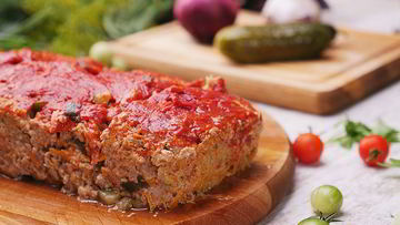 Рецепт Мясного хлеба с огурцами