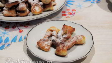 Рецепт Хвороста на молоке