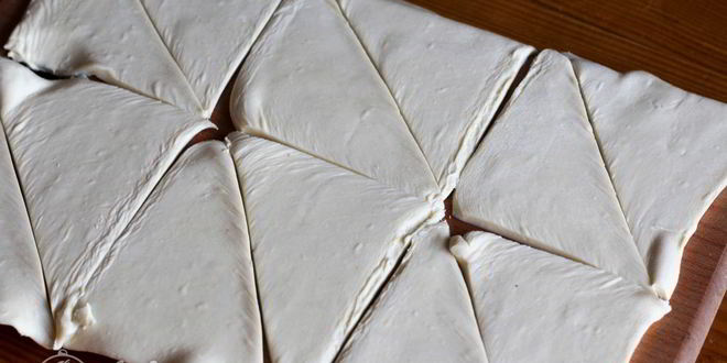 Рецепт клубничных слоек