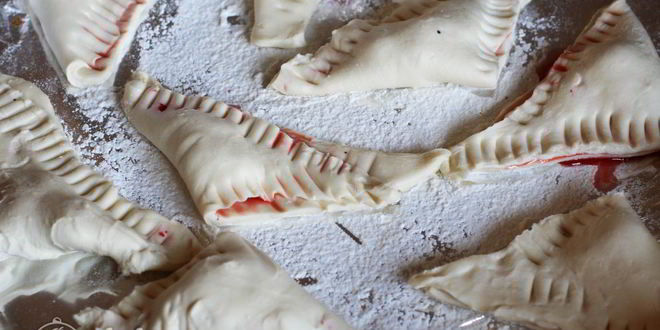 Рецепт клубничных слоек