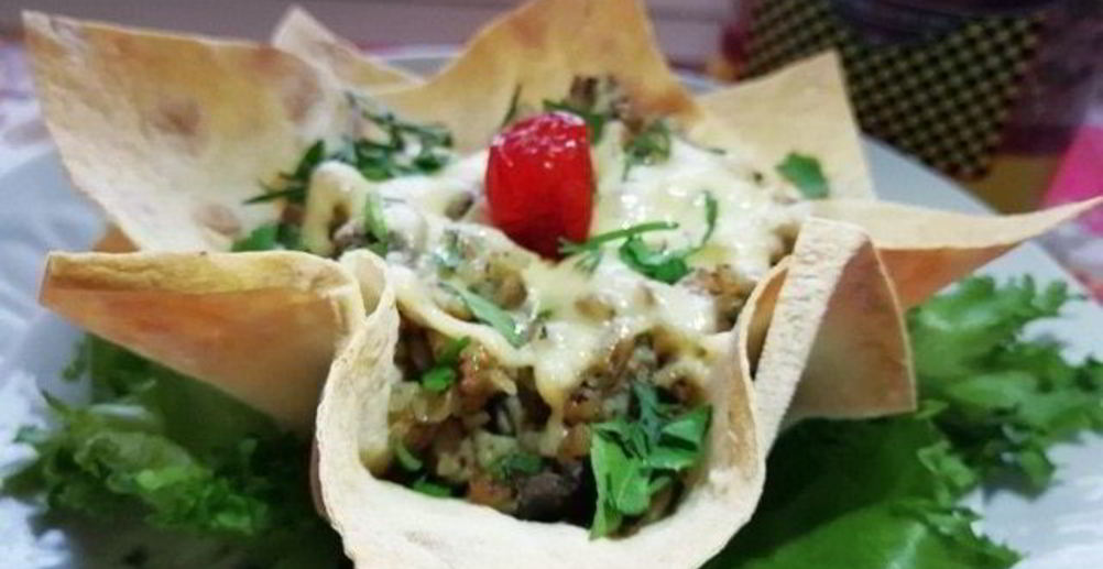 Рецепт сырные чипсы из лаваша с зеленью