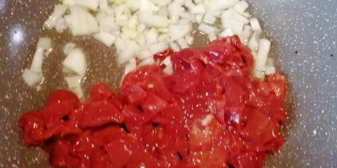 Рецепт гречи с печенью в корзинке из лаваша