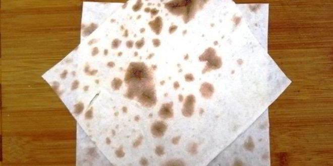 Рецепт гречи с печенью в корзинке из лаваша