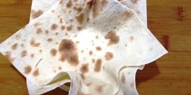 Рецепт гречи с печенью в корзинке из лаваша